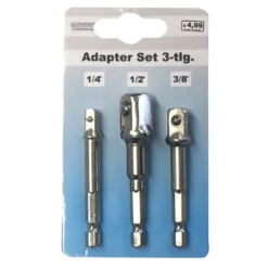 GERMANIA Stecknuss Adaptersatz 3-teilig
