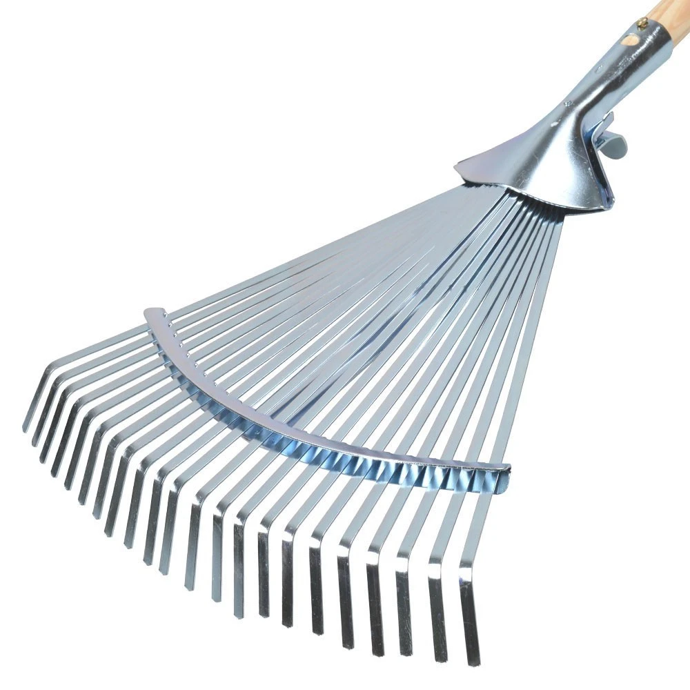 Laubbesen verstellbar 22 Zinken aus Stahl Laubbesen Verstellbar 22 Zinken Aus Stahl -Günstiges Germania Geschäft