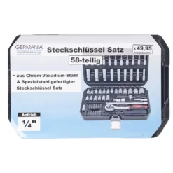 GERMANIA Steckschlüsselsatz 58-teilig Mit Koffer -Günstiges Germania Geschäft 2QbPOKhelqCvK4T 1280x1280