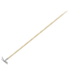 GERMANIA Doppelhacke 3 Zinken Mit Holzstiel