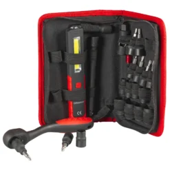 Steckschlüssel Satz 24-teilig Mit Den Gängigsten Größen Und Arbeitsleuchte